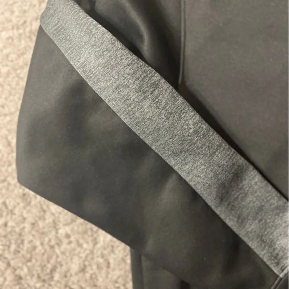 Adidas Climawarm mens warm athletic hoodie zip up black gray size Large - Picture 6 of 9